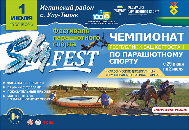Всероссийские соревнования пройдут на фестивали Sky Fest 01.07.2023