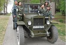 Курсанты ВППК "Воздушный легион" им. Ю.А. Гагарина на 9 мая 2008 года