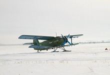 Ан-2 идет на взлет