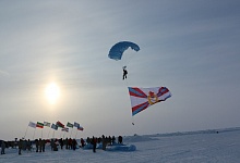 Точное приземление сборной России по парашютному спорту